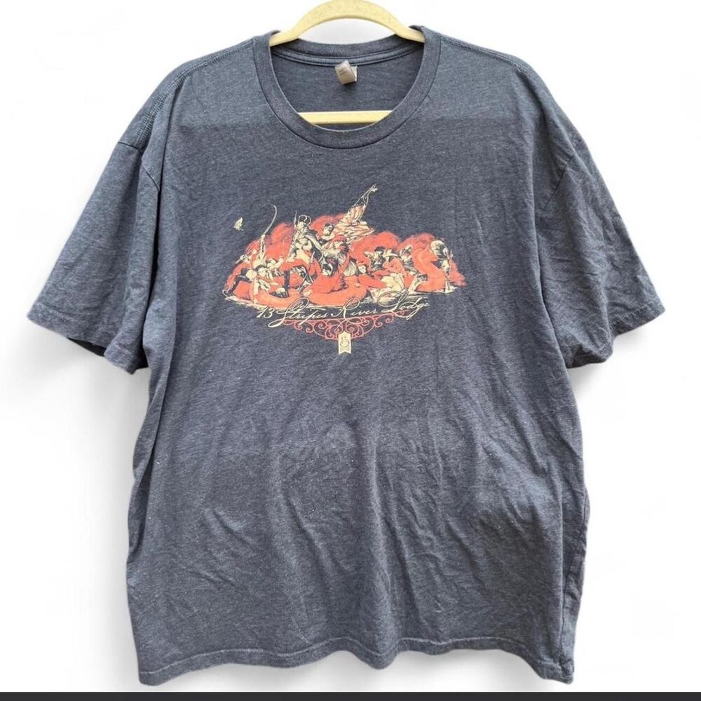 13 Stripes River Lodge Graphic Tee | XXL I Easley, SC | Brewery Merch